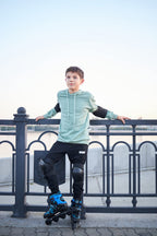 2PM SPORTS Vinal Inline Skates for Men with Light up Wheels Beginner Skates Fun Illuminating Outdoor Roller Skates for Kids and