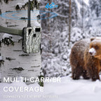 Zleo No Subscription Deer Game Cameras - Cellular Trail Cam for Hunting - SIM Card Pre-Inserted - Live Feed - Solar Power - Nigh