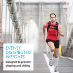 Aduro Sport Weighted Vest Workout Equipment, 4Lbs/6Lbs/12Lbs/20Lbs/25Lbs Body Weight Vest For Men, Women, Kids (25 Pounds (11.34