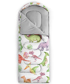 Bsntho Cartoon Dinosaur Camping Sleeping Bags,3 Season Warm & Cool Weather,Lightweight,Waterproof Sleeping Bags For Adults & Kid