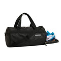 Cranique Duffle Gym Bag With Shoe Compartment & Yoga Mat Holder Shoulder Strap For Men & Women | Sports Bag | Kit Bag (Qgb1Blac