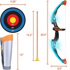 Island Genius Led Bow And Arrow Archery Set Indoor Outdoor Games Toys And Gifts For Kids Boys And Girls Ages 3 4 5 6 7 8 Years O