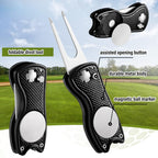 Liliful 12 Pcs Golf Accessories Kit, Include Golf Ball Bag with Hook Towel Tees Magnetic Ball Marker Divot Tool Cleaner Brush fo