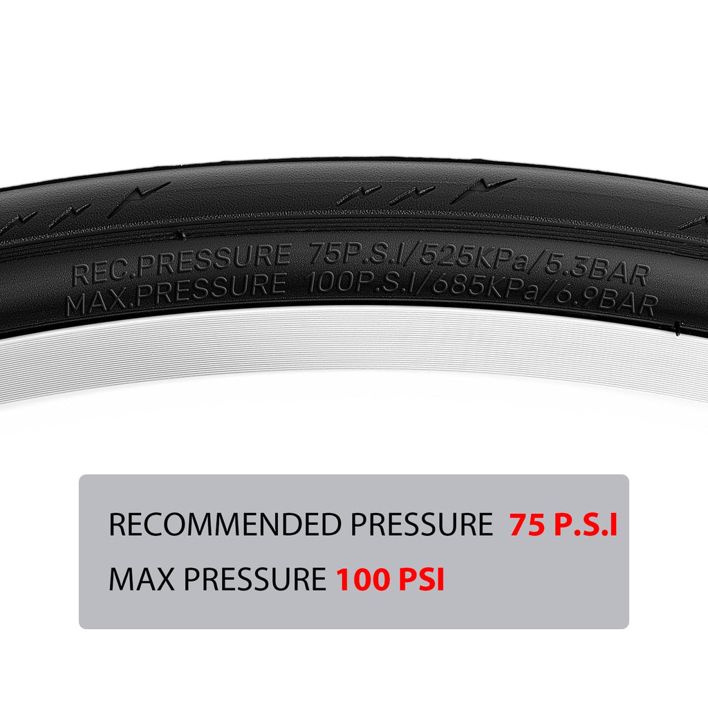 Mohegia Bike Tire,700 X 25C Folding Replacement Tire For Road Bicycle