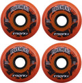 TronX Outdoor Asphalt Pavement 85A Inline Roller Hockey Wheels 4 Pack | 59mm, 68mm, 72mm, 76mm, 80mm Sizes Hi-Lo (59mm)