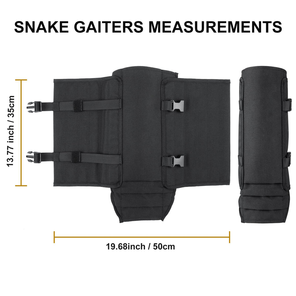 Snake Gaiters Snake Guard Chaps, Waterproof Snake Guards Bite Protection For Lower Legs, Snake Proof Gaiters Fit For Men & Women
