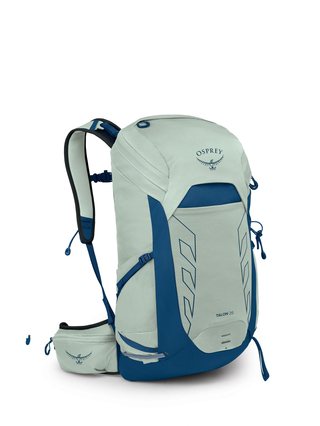 Osprey Talon 26L Mens Lightweight Hiking Backpack - Daypack for Travel & Camping, Frosty Mint Green/Night Shift