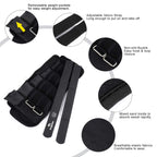 Adjustable Ankle Weights 1-15 Lbs Pair With Removable Weight For Jogging, Gymnastics, Aerobics, Physical Therapy, Resistance Tra