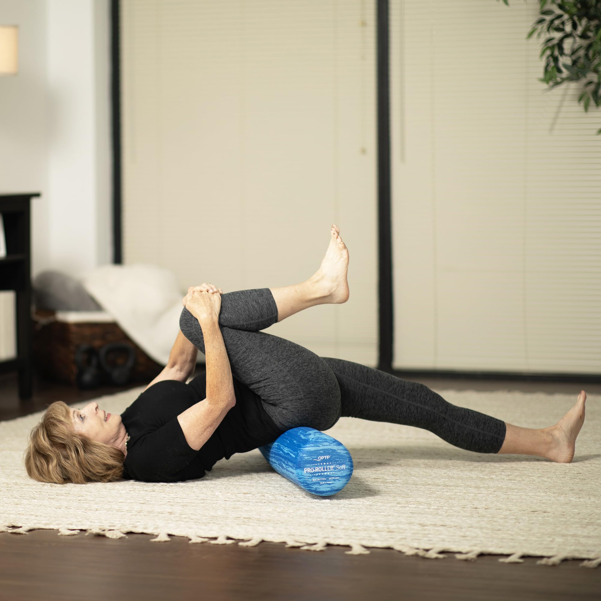 Optp Pro-Roller Soft Density Foam Roller - Low Density Soft Foam Roller For Physical Therapy, Pilates Foam Roller And Yoga Foam