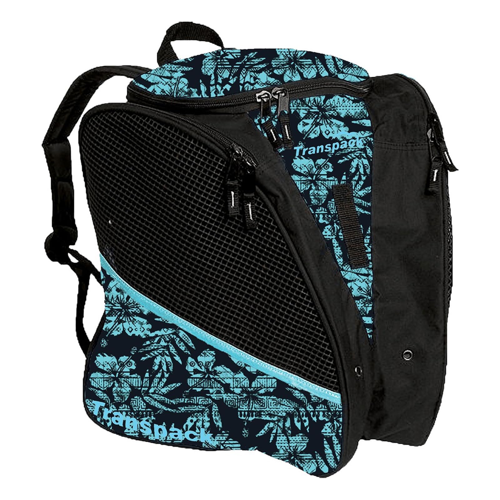 TRANSPACK ICE Teal Tiki Floral with Teal Logo Skate Bag