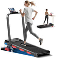 Walking Pad with 15% Incline 2.5HP Foldable Walking Pad with Handle Bar 0.6-6.2MPH Under Desk Compact Treadmills for Home 300LBS
