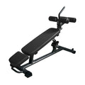 Finer Form Semi-Commercial Sit-Up Bench For Core Workouts And Decline Bench Press. Adjustable Weight Bench With Reverse Crunch H