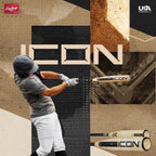 Rawlings | 2025 | Icon Baseball Bat | Usa | 2 5/8' Barrel | 28 Inch | -12