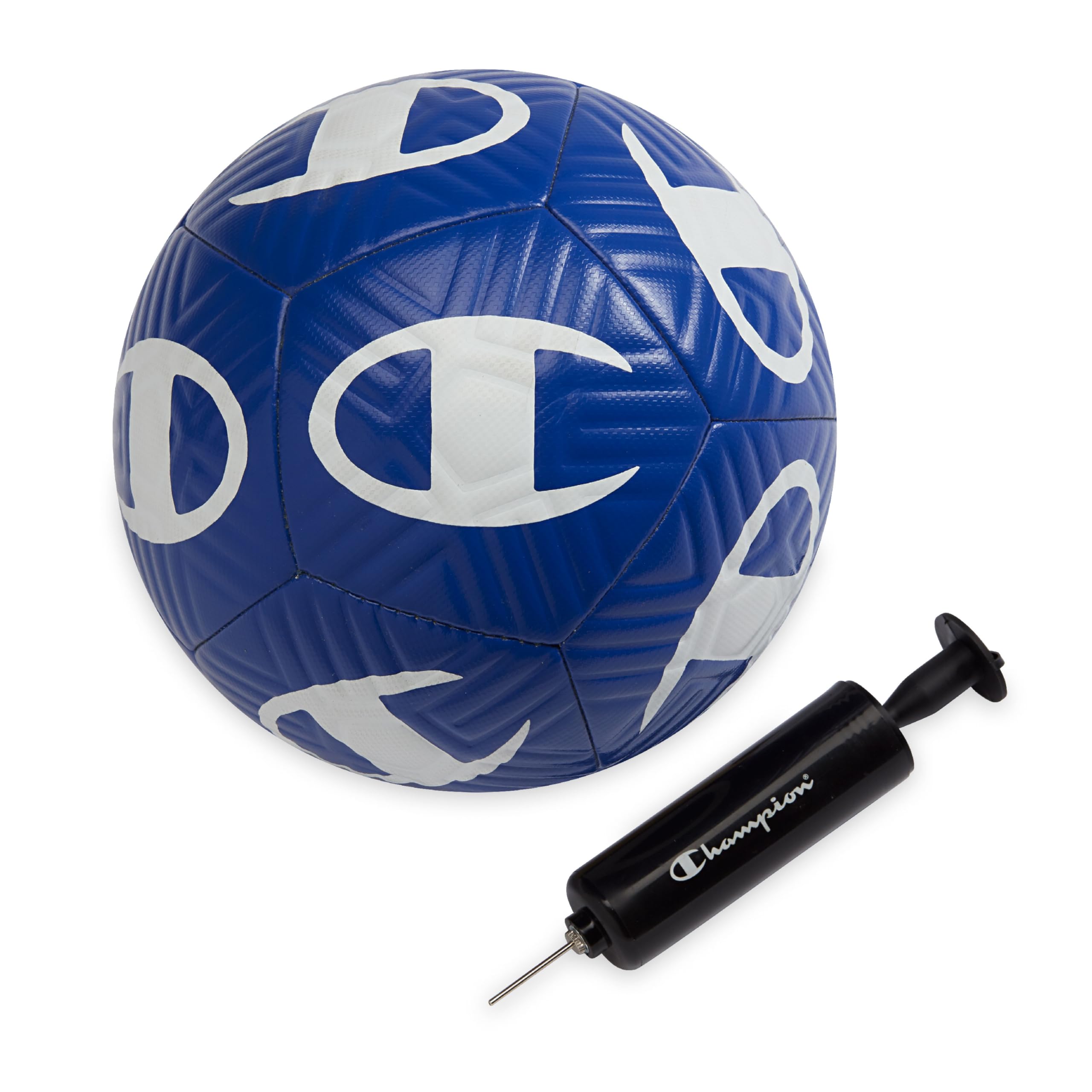 Champion Playmaker Soccer Ball (Size 4, Surf The Web/White) - 12-Panel Design, Enhanced Control, Durable TPU Cover & Butyl Bladd