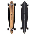 Playshion 39 Inch Drop Through Freestyle Longboard Skateboard Cruiser Coconut Tree