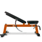 Cap Barbell Deluxe Utility Weight Bench, Orange
