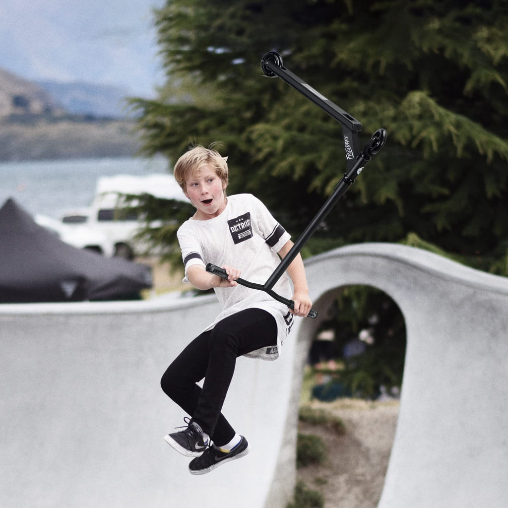 FREEDARE Complete Pro Scooter JB-1 Stunt Scooter for Kids 8 Years and Up, Teens, Adults, Trick Scooter for Beginners Green