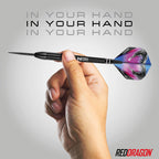 Red Dragon Peter Wright Snakebite 3: 26G Tungsten Darts Set With Flights And Stems