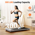 Therun Walking Pad Under Desk, Portable Mini Treadmill For Home/Office, 2.5Hp Jogging Machine With 300 Lbs Weight Capacity, Remo