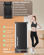 Walking Pad Treadmill, Under Desk Treadmill For Home And Office With Remote Control, Portable 2.5 Hp Walking Jogging Running Mac