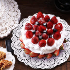 Haksen 108 Pcs Paper Lace Doilies Combo, Pack 36 Each 65, 85, 105,Baked, Grilled, Fried Food,Tableware Decoration