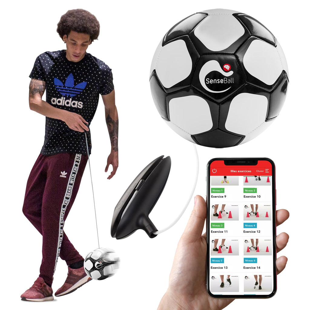 Senseball Soccer Ball | Training Equipment For Kids | Improve Skills & Control With 50 Exercise Videos & Personal Soccer Coach A