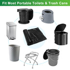 100 Portable Toilet Bags - Camping Toilet Bags, Biodegradable Porta Potty Bag For Portable Toilet, 8 Gallon Toilet Waste Bags Fo