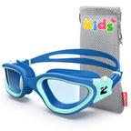 Zionor Kids Swim Goggles, G1Mini Se Anti-Fog Crystal Clear Swimming Goggles For Kids Age 6-14, Leak Proof Kids Swimming Goggles 
