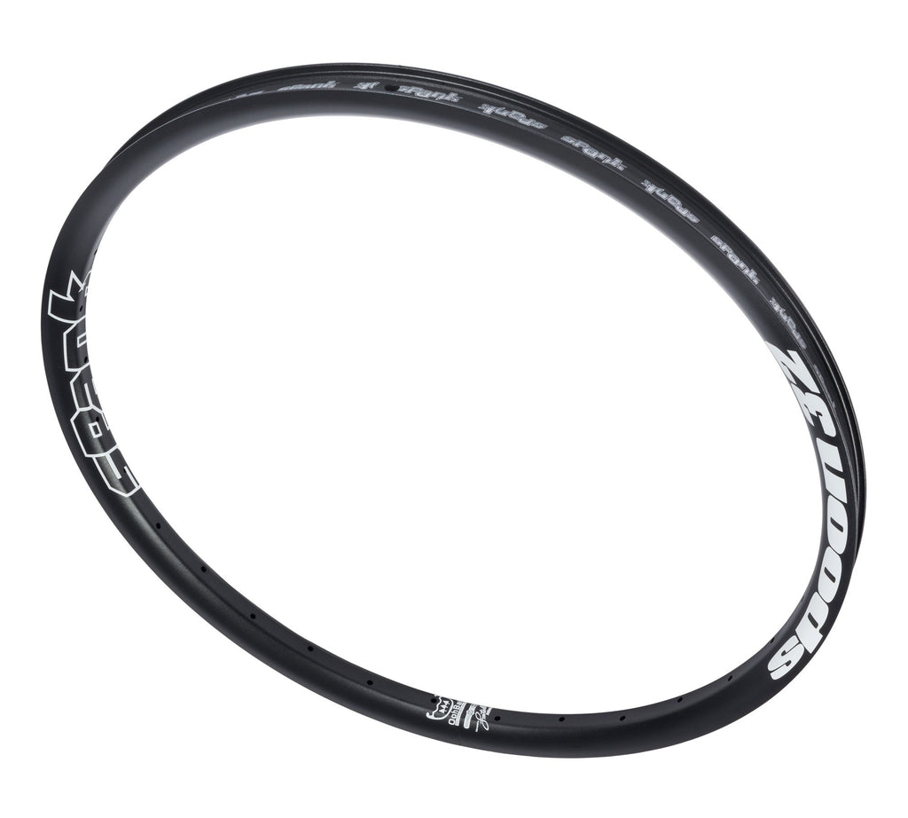 Spank Spoon 32 Bike Rims, (26Inch, Black), Bombproof Rim, For Astm 5, All Mountain, Trail, Freeride, E-Bike, Heavy To Light Ride