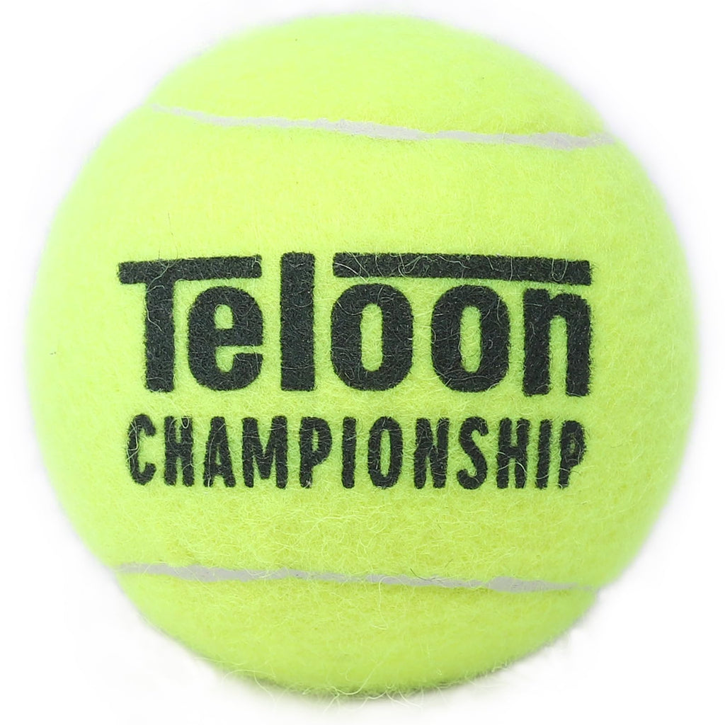Teloon Championship Tennis Balls - Extra Duty - Regular Duty Felt Pressurized Tennis Balls (1 Can, 3 Balls)