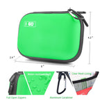 I Go 85 Pieces Hard Shell Mini Compact First Aid Kit, Small Personal Emergency Survival Kit For Travel Hiking Camping Backpackin