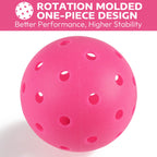 A11N S40 Outdoor Pickleball Balls- Usapa Approved, 3-Pack, Fuchsia