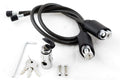 Transfer - Cable Lock Kit With Locking Hitch Pin - 2-Bike