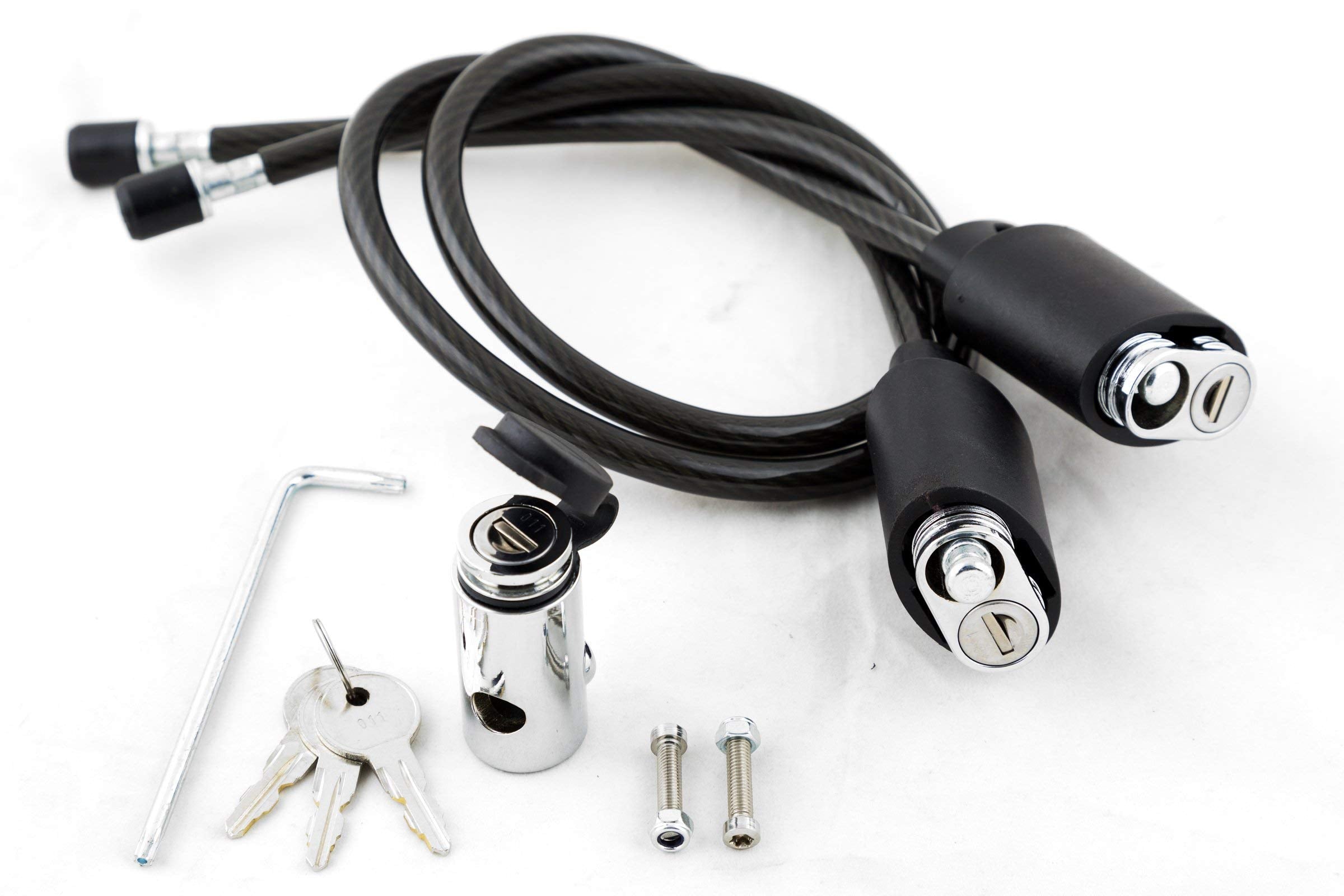 Transfer - Cable Lock Kit With Locking Hitch Pin - 2-Bike