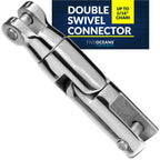 Five Oceans 316 Stainless Steel Multidirectional Boat Anchor Swivel, Anchor Chain Swivel Connector, Up To 5/16-Inch Chain, 360-D