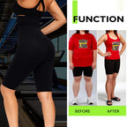 Huiming Sauna Sweat Shorts For Women High Waisted Thermo Waist Trainer Slimming Leggings Pants Body Shaper (Small/Medium)