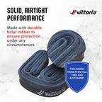 Vittoria Standard Butyl Inner Tubes - Inner Tubes For Road And Track Bikes - Presta Valve - Synthetic Rubber - 09Mm Thick Inner