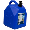 Scepter Flow Control 5 Gallon Water Jug With Spigot, Leak-Proof Heavy Duty Water Can For Camping Supplies, Storage, Hurricanes A