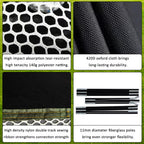 Golf Practice Net Golf Net For Backyard Golf Nets For Indoor Use Driving Range Net Golf Hitting Nets 12X7X66Ft Home Driving Rang