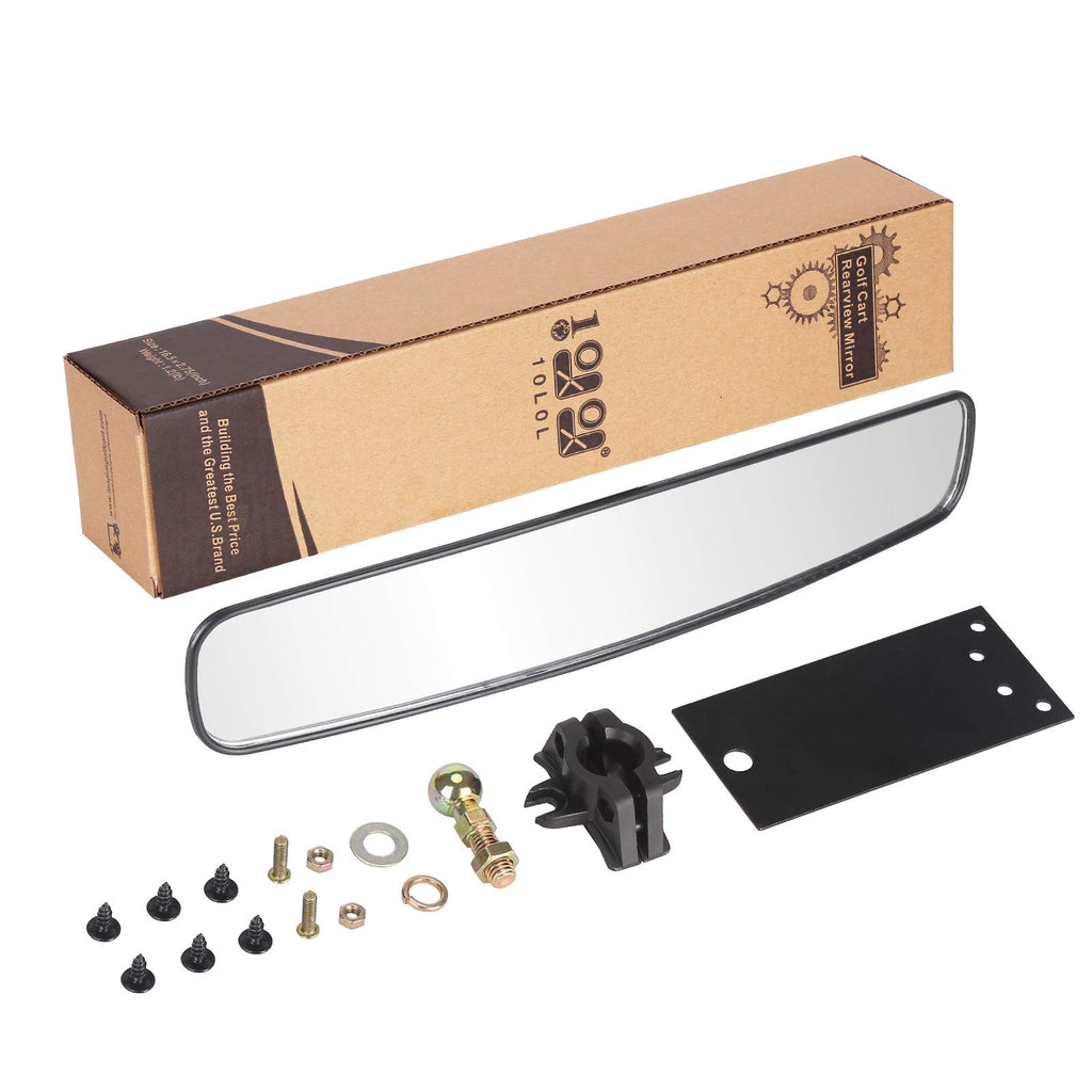 10L0L Panoramic Convex Golf Cart Mirror For Ezgo, Club Car, Yamaha, Golf Cart Rear View Mirror