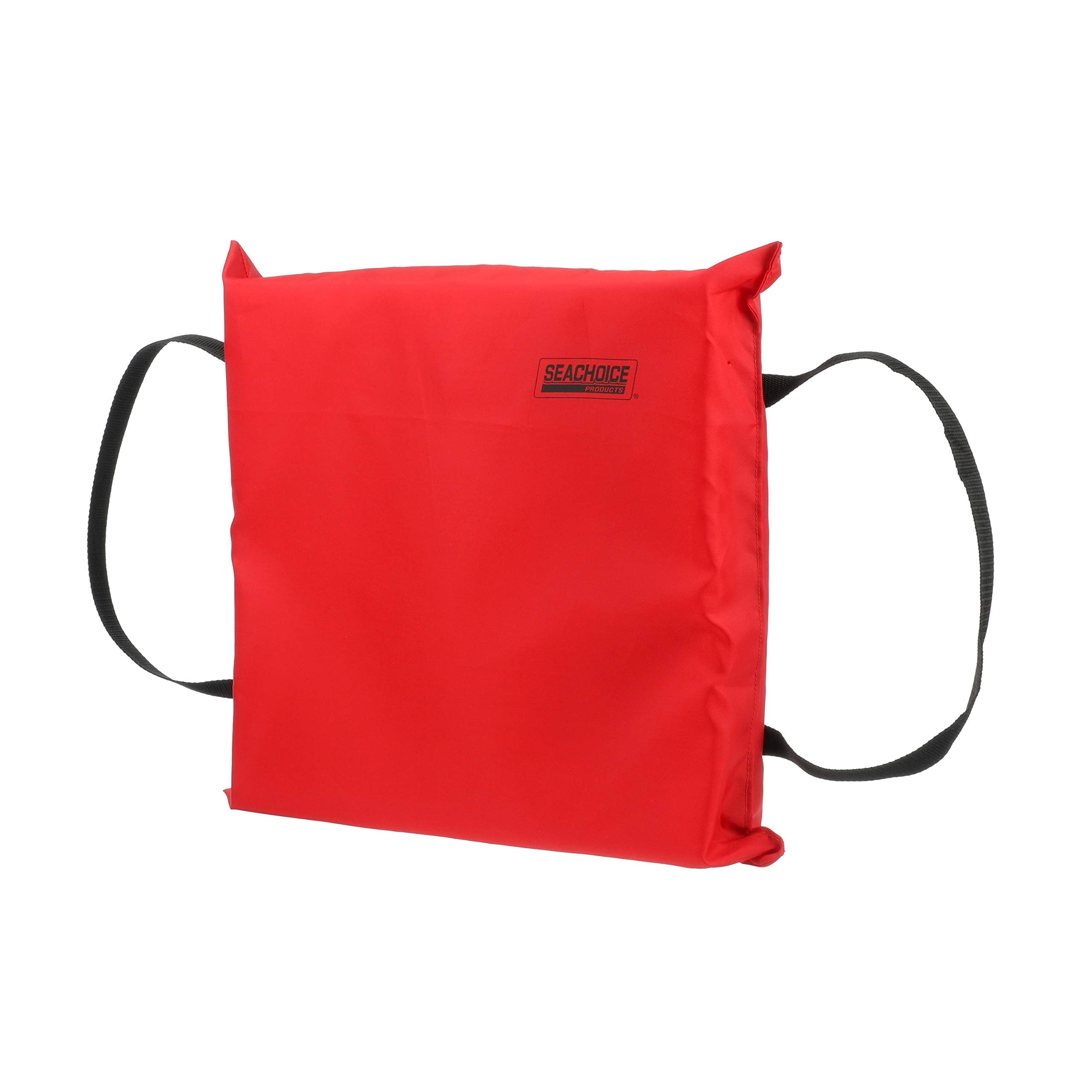 Seachoice Emergency Marine Foam Flotation Cushion, Square, 15 In. X 15 In, Red