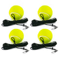 CHEGIF Tennis Training Ball with String, 4 pcs Tennis Trainer Balls Self Practice Trainer Tool, Tennis Ball Training Equipment f
