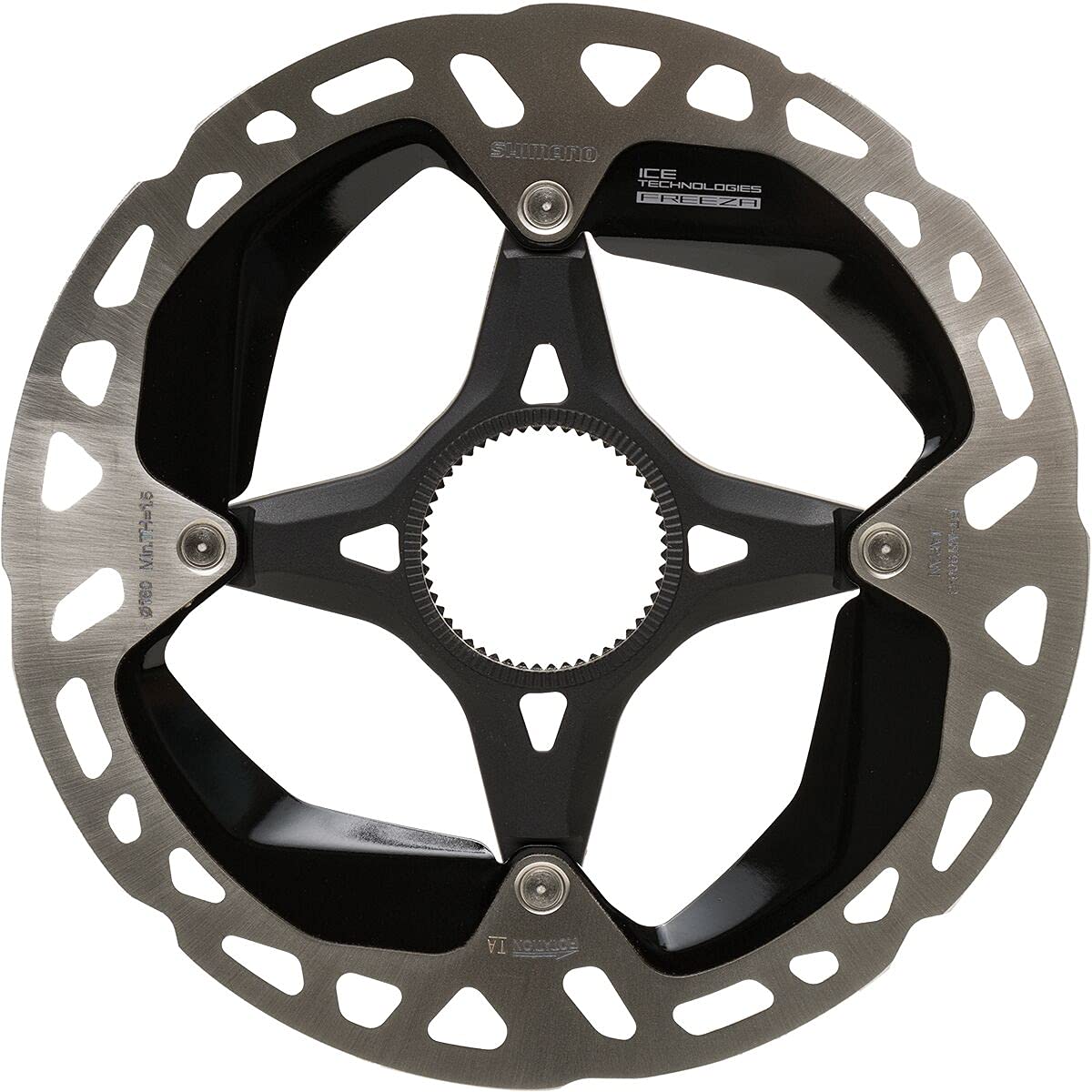 Shimano Xtr Rt-Mt900-S Disc Brake Rotor - 160Mm, Center Lock, Silver/Black