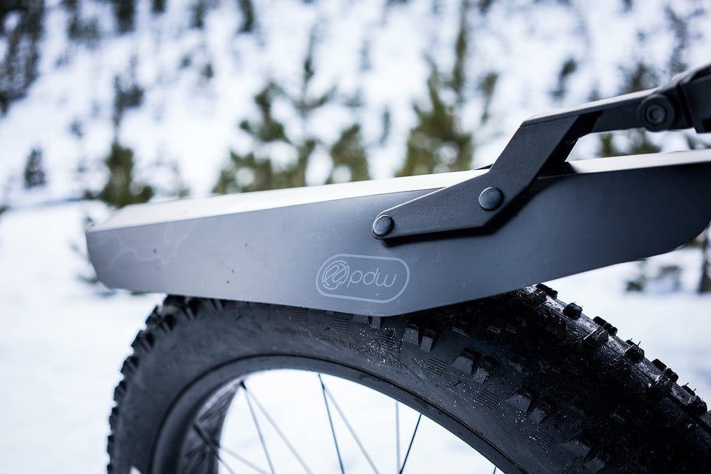 Portland Design Works | Mud Shovel 6.5 Rear Fat/Plus Fender, Black Topo, Universal
