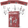 Newme Fitness Kettlebell Workout Cards, Instructional Fitness Deck For Women & Men, Beginner Fitness Guide To Training Exercises