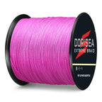 Dorisea Extreme Braid 100% Pe Pink Braided Fishing Line 109Yards-2187Yards 6-550Lb Test Fishing Wire Fishing String Incredible S