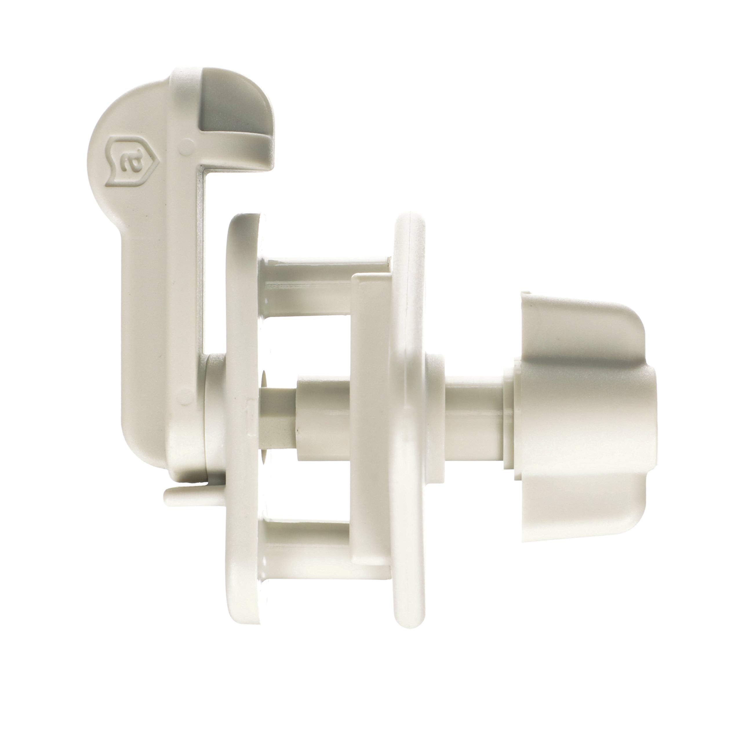 Attwood 11404-6 Pontoon Replacement Latch, Universal Sizing For Square Frames 1 Inch To 1  Inch, Fits Left- Or Right-Hinge Gate