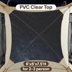Alvantor Pop Up Screen House, 4 In 1 Outdoor Camping Tent,6'X6'Screen Room With Mosquito Netting &Waterproof Pvc, Pvc Clear Top