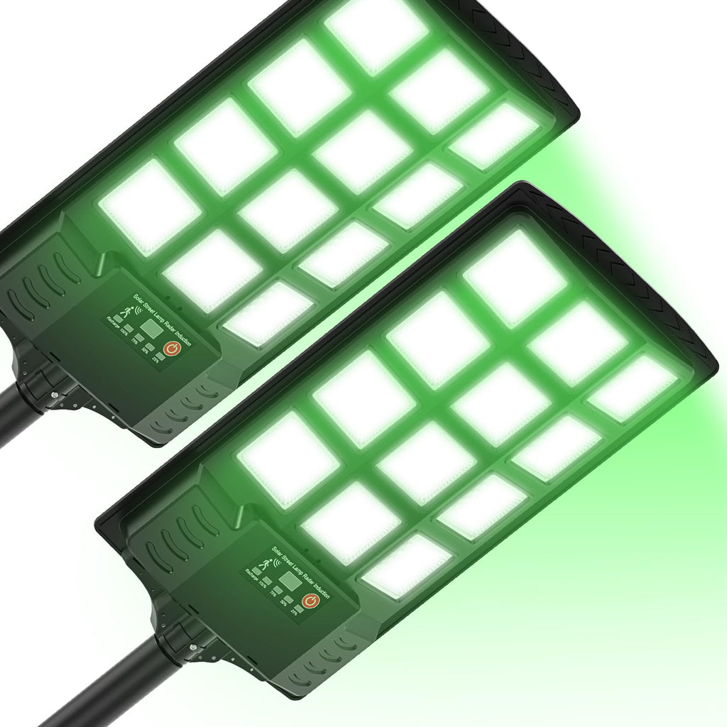 Hog Light For Night Hunting,18000Lm Powered Feeder Light(Green) Solar Lights For Hunting Hogs, Coyote, Varmint, Deer, Motion Act