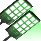 Hog Light For Night Hunting,18000Lm Powered Feeder Light(Green) Solar Lights For Hunting Hogs, Coyote, Varmint, Deer, Motion Act